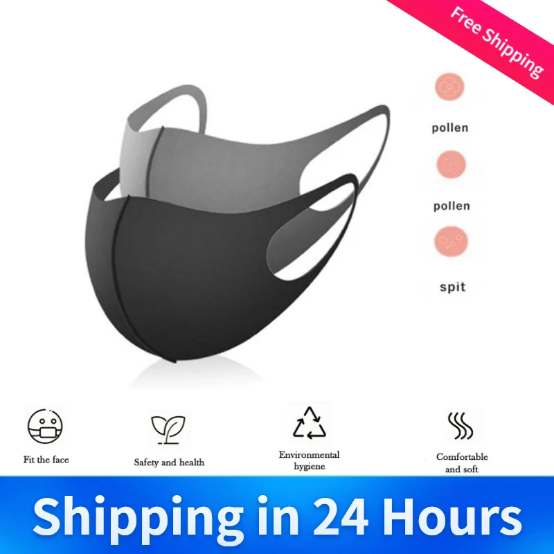 5 Pcs Reusable Bacteriaproof Mask Black Breathable Mouth Mask Dustproof Windproof Mouth Muffle Anti-Pollution Mouth Mask
5 Pcs Reusable Bacteriaproof Mask Black Breathable Mouth Mask Dustproof Windproof Mouth Muffle Anti-Pollution Mouth Mask