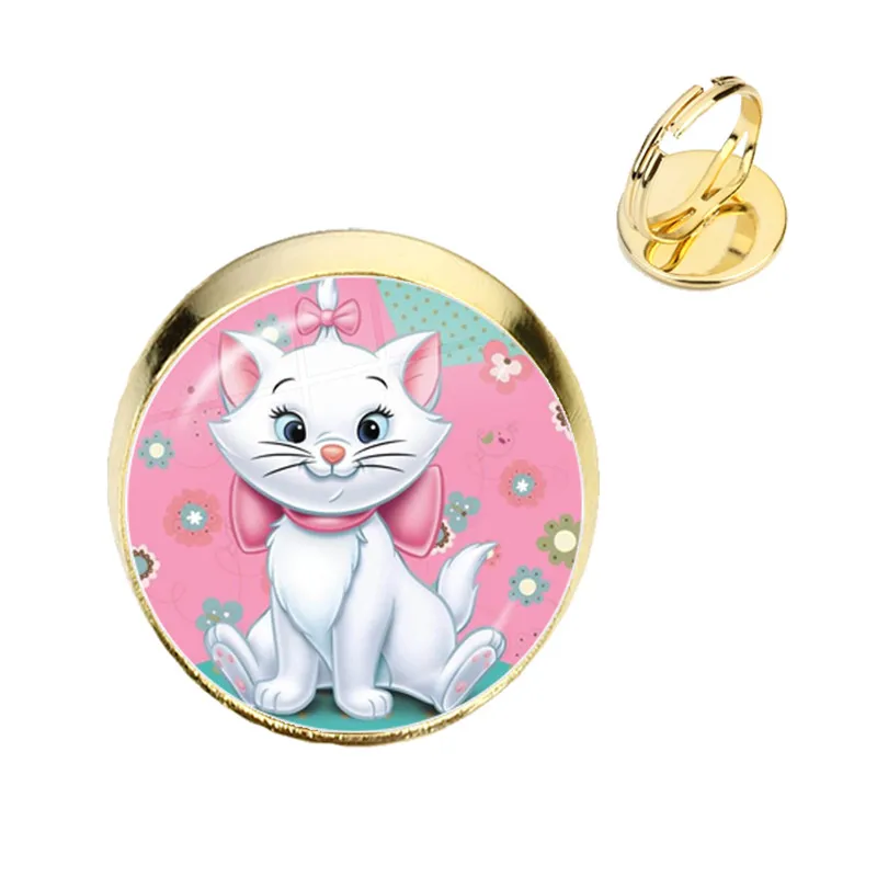 Anime Cartoon Cat Glass Cabochon Rings The Aristocats Cute Kids Jewelry Marie Cat Fashion Ring For Women Girls Kids Gift
Anime Cartoon Cat Glass Cabochon Rings The Aristocats Cute Kids Jewelry Marie Cat Fashion Ring For Women Girls Kids Gift