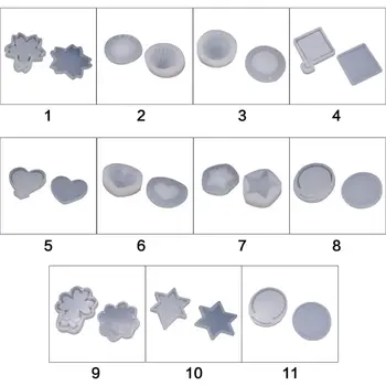 DIY Crystal Drop Glue Sand Mold Star Round Jewelry Ornaments Pendant Silicone Epoxy Molds Making Tool Accessories 
DIY Crystal Drop Glue Sand Mold Star Round Jewelry Ornaments Pendant Silicone Epoxy Molds Making Tool Accessories