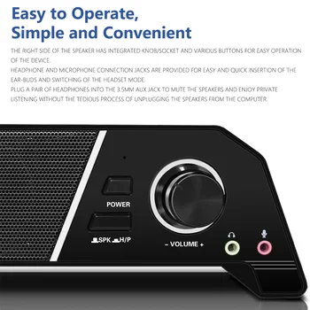 Home Theater PC speaker Deep Bass Soundbar Subwoofer With 2 Channels support speaker mode and headset mode caixa de som колонка
Home Theater PC speaker Deep Bass Soundbar Subwoofer With 2 Channels support speaker mode and headset mode caixa de som колонка