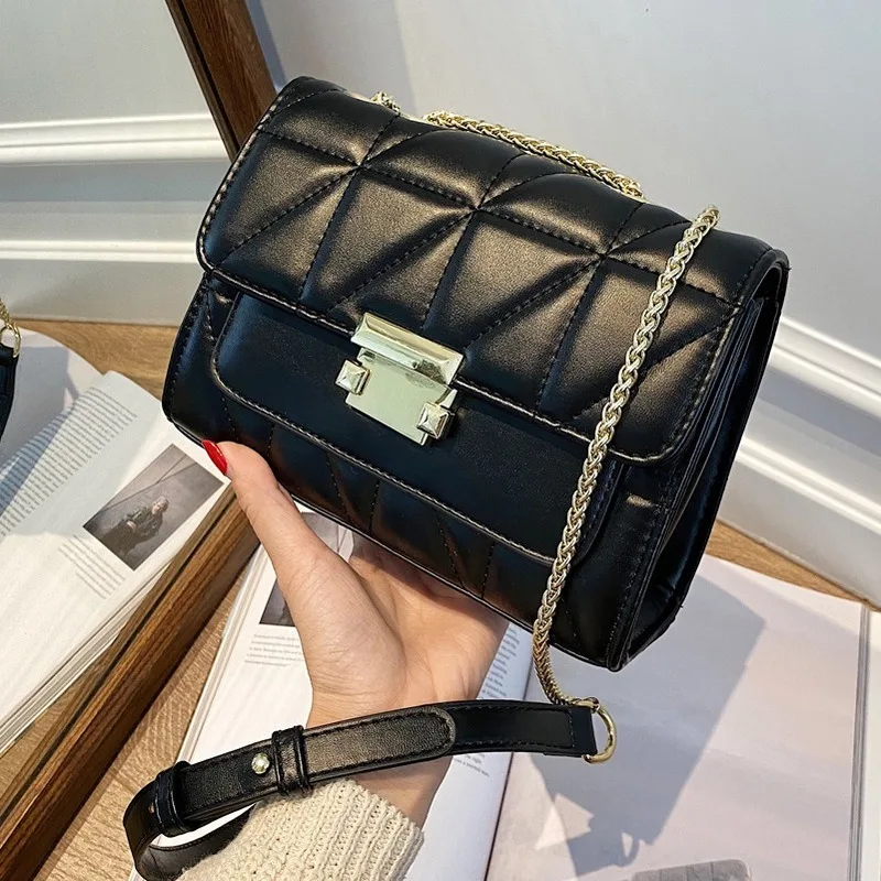 Autumn and Winter High-quality Ladies Chain Rhomboid Bag 2020 Net Red New Fashion Women's Shoulder Bag Korean Messenger Bag
Autumn and Winter High-quality Ladies Chain Rhomboid Bag 2020 Net Red New Fashion Women's Shoulder Bag Korean Messenger Bag