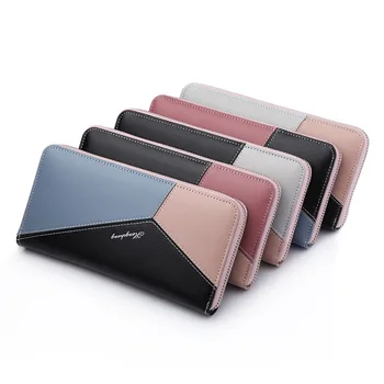 Women's Hand Wallets Women's Long Three-color Stitching Contrast Color Temperament Simple Mobile Phone Bag Student Wallet 2020
Women's Hand Wallets Women's Long Three-color Stitching Contrast Color Temperament Simple Mobile Phone Bag Student Wallet 2020