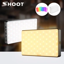 SHOOT 2500K-9000K Bi-Color LED Video Light 3000mAh Rechargable Vlog Fill Light with RGB Color Filters for GoPro iPhone YouTube 
SHOOT 2500K-9000K Bi-Color LED Video Light 3000mAh Rechargable Vlog Fill Light with RGB Color Filters for GoPro iPhone YouTube