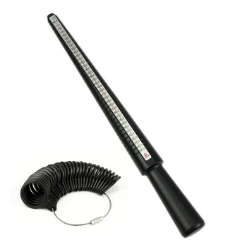 New US EU Standard Ring Size Mandrel Stick Finger Gauge Ring Sizer Measuring Jewelry Tool Set Ring Size Fashion Jewellery Tools
New US EU Standard Ring Size Mandrel Stick Finger Gauge Ring Sizer Measuring Jewelry Tool Set Ring Size Fashion Jewellery Tools