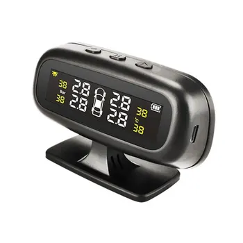 Stable Tire Pressure Monitor PC Sensor Tmps Gauge Tire Pressure Monitoring System Black LCD TPMS
Stable Tire Pressure Monitor PC Sensor Tmps Gauge Tire Pressure Monitoring System Black LCD TPMS