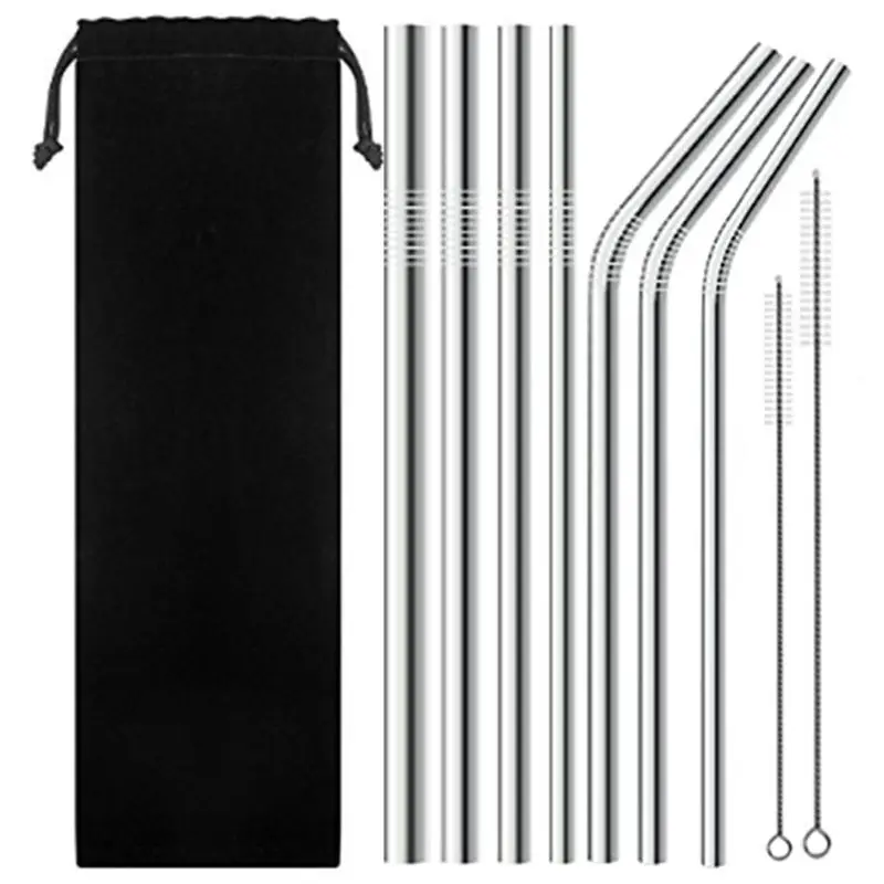 Promotion! 7 Pack Stainless Steel Wide Drinking Straws, Reusable Straws for Smoothie Cold Beverage
Promotion! 7 Pack Stainless Steel Wide Drinking Straws, Reusable Straws for Smoothie Cold Beverage
