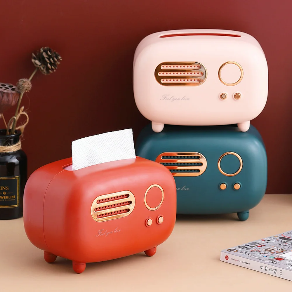 Retro Radio Model Tissue Box Desktop Paper Holder Napkin Case Organizer Ornament
Retro Radio Model Tissue Box Desktop Paper Holder Napkin Case Organizer Ornament