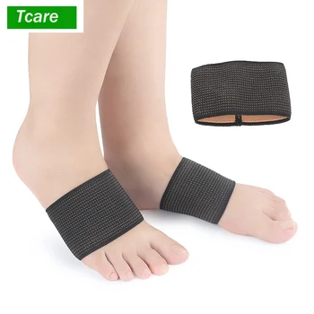 1Pair Arch Copper Compression Support Brace – Best Foot Plantar Fasciitis Sleeves Helps Relief Heel Spurs and Flat Feet Achilles
