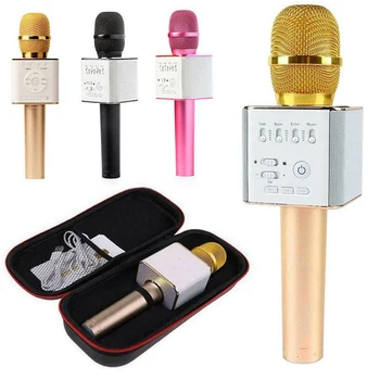 Q9 Wireless Microphone Portable Handheld Cellphone Karaoke Player Universal Bluetooth Mobile Phone Mic
Q9 Wireless Microphone Portable Handheld Cellphone Karaoke Player Universal Bluetooth Mobile Phone Mic