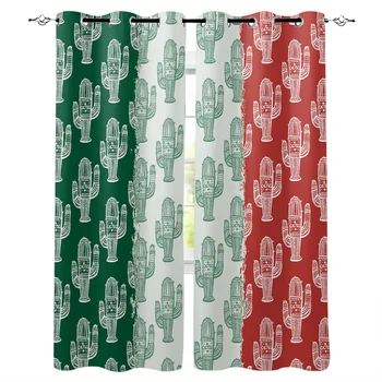 Mexican Ethnic Cactus Plant Bedroom Kitchen Curtains Living Room Decoration Items Customizable Curtains 
Mexican Ethnic Cactus Plant Bedroom Kitchen Curtains Living Room Decoration Items Customizable Curtains