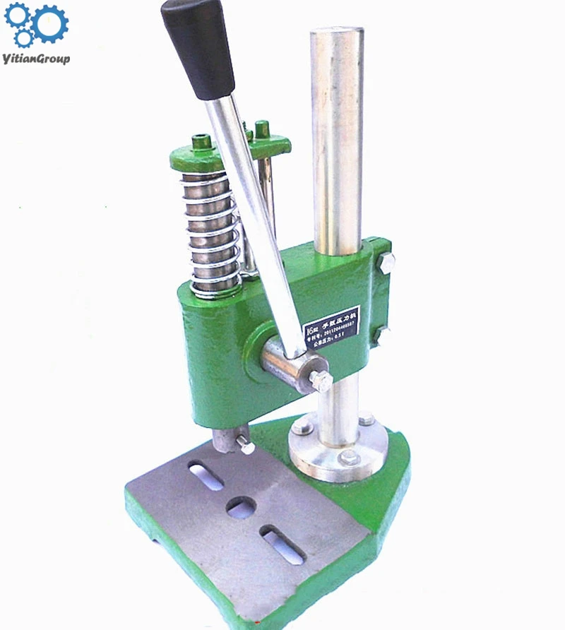 0.5T / 16 Type Manual Punch Press Machine Hand Presses Punch, Worktable 130 * 195mm, Impulse Stroke 35MM,Column 38MM 
0.5T / 16 Type Manual Punch Press Machine Hand Presses Punch, Worktable 130 * 195mm, Impulse Stroke 35MM,Column 38MM