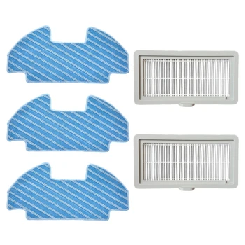 2Pcs Filters+3Pcs Mop Cloths for Midea I5 I5Young I9 I5 Extra Vacuum Cleaner Home Appliance Parts Replace 
2Pcs Filters+3Pcs Mop Cloths for Midea I5 I5Young I9 I5 Extra Vacuum Cleaner Home Appliance Parts Replace
