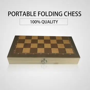 3 in 1 Wooden Chessboard Folding Board Chess Game International Chess Set For Party Family Activities Games
3 in 1 Wooden Chessboard Folding Board Chess Game International Chess Set For Party Family Activities Games