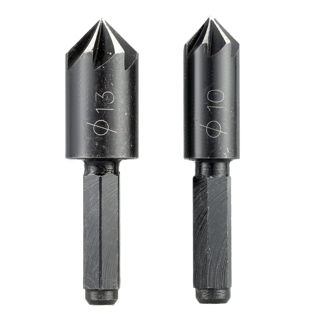 2pcs/set High Carbon Steel Chamfer Reamer Hex Shank Countersink Set Professional Chamfering Cutter Hole Saw 10mm 13mm
2pcs/set High Carbon Steel Chamfer Reamer Hex Shank Countersink Set Professional Chamfering Cutter Hole Saw 10mm 13mm