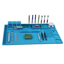 New Heat Insulation Working Mat Heat-resistant Soldering Station Repair Insulation Insulator Silicone Pad Maintenance Platform New Heat Insulation Working Mat Heat-resistant Soldering Station Repair Insulation Insulator Silicone Pad Maintenance Platform