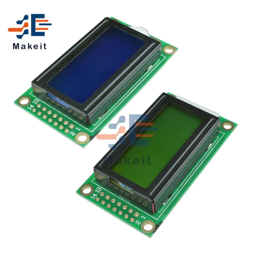 5V 0802 LCD Display Module Yellow Blue Backlight HD LED OLED Screen Panel Board 8x2 Character TFT LCD Module for Arduino
5V 0802 LCD Display Module Yellow Blue Backlight HD LED OLED Screen Panel Board 8x2 Character TFT LCD Module for Arduino