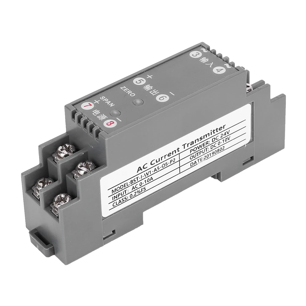AC Transmitter Current Sensor Medium Voltage Equipment Industrial Accesssory DC 24V Power Supply Current Transducer
AC Transmitter Current Sensor Medium Voltage Equipment Industrial Accesssory DC 24V Power Supply Current Transducer