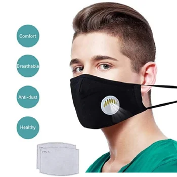Washable Face Mask Anti-Dust Reusable Respirator KN95 PM2.5 Masks with 2 carbon filter protective ffp2 face masks Washable
Washable Face Mask Anti-Dust Reusable Respirator KN95 PM2.5 Masks with 2 carbon filter protective ffp2 face masks Washable