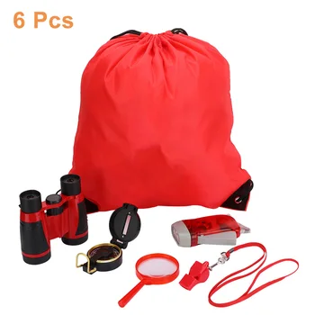 6-In-1 Junior Outdoor Expedition Kit Binoculars Hand-Crank LED Flashlight Lensatic Compass Suitable For 3 Age Old Above Children
6-In-1 Junior Outdoor Expedition Kit Binoculars Hand-Crank LED Flashlight Lensatic Compass Suitable For 3 Age Old Above Children