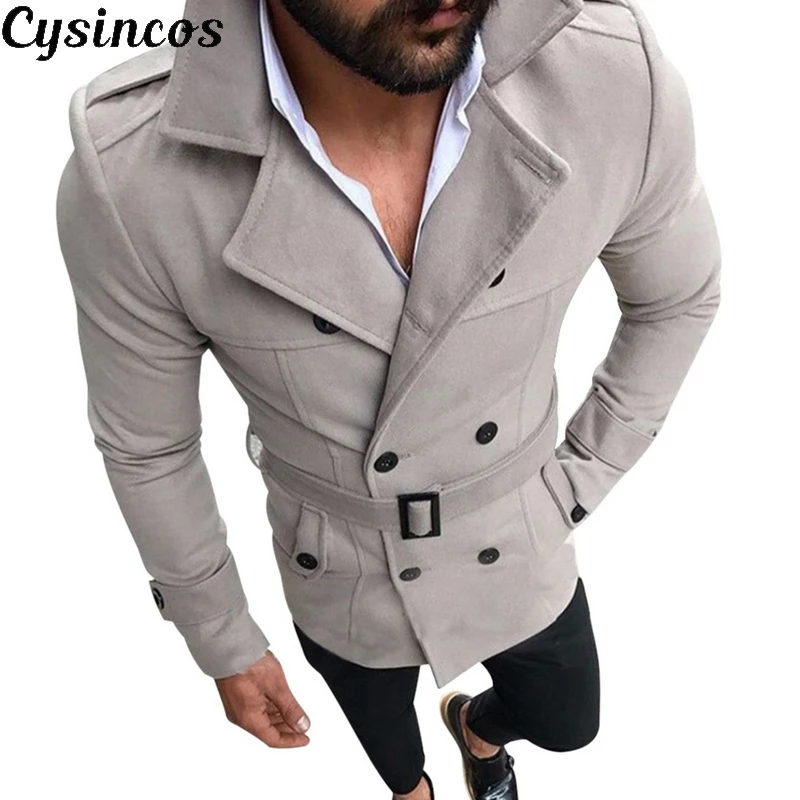 CYSINCOS 2019 New Jacket Men's Fashion Slim Fit Long Sleeve Suit Top Jacket Trench Coat Men Autumn Winter Warm Button Coat
CYSINCOS 2019 New Jacket Men's Fashion Slim Fit Long Sleeve Suit Top Jacket Trench Coat Men Autumn Winter Warm Button Coat