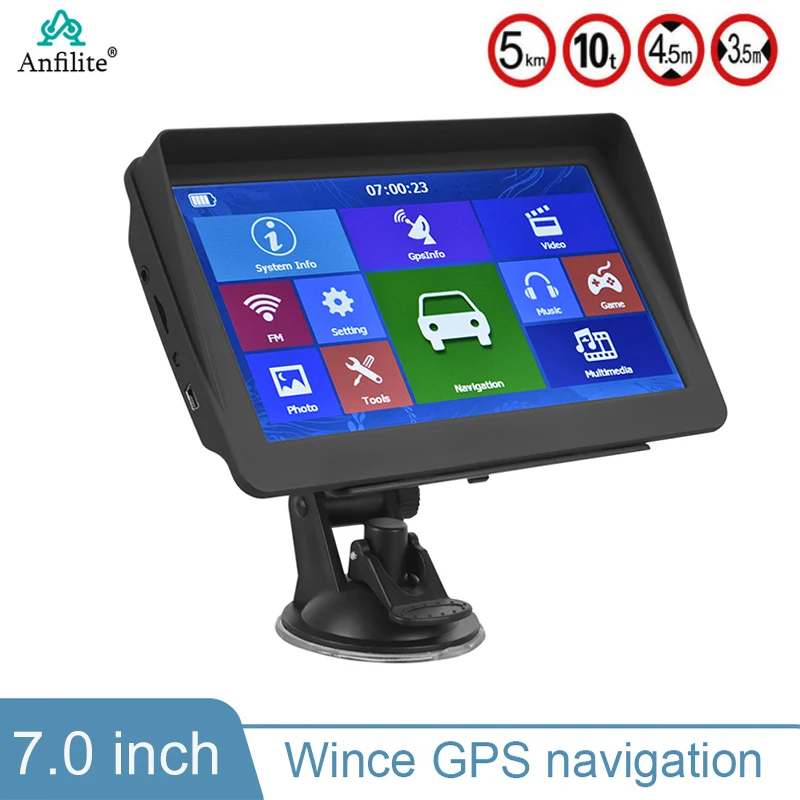 7-дюймовый GPS-навигатор для грузовика, GPS-навигатор winCE 6,0 FM 256M 8 ГБ DDR3 CE6.0, автомобильный gps-навигатор с солнцезащитным козырьком
7-дюймовый GPS-навигатор для грузовика, GPS-навигатор winCE 6,0 FM 256M 8 ГБ DDR3 CE6.0, автомобильный gps-навигатор с солнцезащитным козырьком
