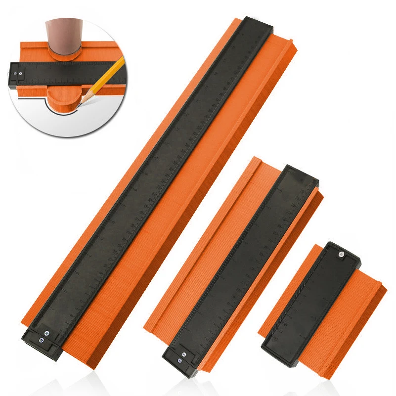 NEW Multifunction Contour Profile Gauge Tiling Laminate Tiles Edge Shaping Wood Measure Ruler ABS Contour Gauge Duplicator
NEW Multifunction Contour Profile Gauge Tiling Laminate Tiles Edge Shaping Wood Measure Ruler ABS Contour Gauge Duplicator