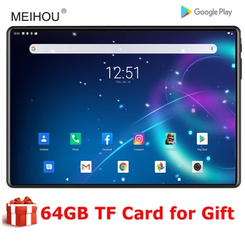 10 Inch Tablet PC Bluetooth Wifi Phone Android 9.0 OS Octa Core Dual SIM Card 2.5D Tablet 3GB RAM 32 GB ROM +64GB TF Card Free
10 Inch Tablet PC Bluetooth Wifi Phone Android 9.0 OS Octa Core Dual SIM Card 2.5D Tablet 3GB RAM 32 GB ROM +64GB TF Card Free