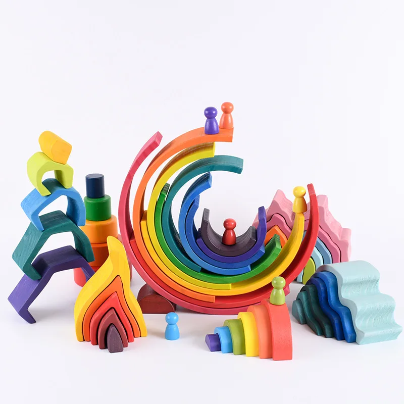 12 pieces of large rainbow building blocks color wooden building blocks 3-6-8 years old children's toy birthday gift
12 pieces of large rainbow building blocks color wooden building blocks 3-6-8 years old children's toy birthday gift