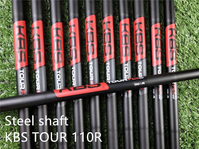 

8pcs TGI 60 70 80 95 KBS tour FLT 110R 120S Golf Clubs Black Color Shaft Iron Set Shaft hybrid Wedge shaft