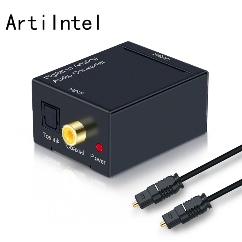 2.1CH Spdif Optical Cable Digital to Analog Audio Converter Adapter DAC Toslink Signal to Analog Audio Converter RCA for DVD TV
2.1CH Spdif Optical Cable Digital to Analog Audio Converter Adapter DAC Toslink Signal to Analog Audio Converter RCA for DVD TV