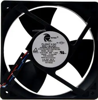 for MC12B7 Double Ball Bearing Cooling Fan DC 12V 0.66A 1.9W 12032 12cm 120*120*32mm 3 Wires Free shipping
for MC12B7 Double Ball Bearing Cooling Fan DC 12V 0.66A 1.9W 12032 12cm 120*120*32mm 3 Wires Free shipping