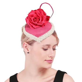 Fancy flower fascinator hat women elegant show race derby headpiece with headband ladies wedding headband millinery caps peals
Fancy flower fascinator hat women elegant show race derby headpiece with headband ladies wedding headband millinery caps peals