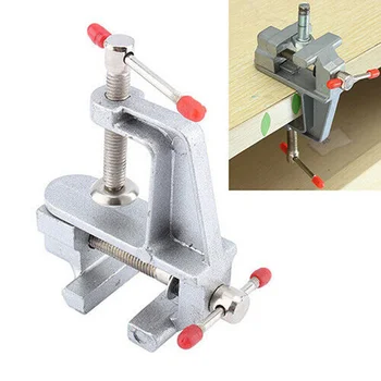 1pcs Vice Abrazadera Aluminum Alloy Small Jewelers Hobby Clamp On Table Bench Vise Mini Tool Vice New
1pcs Vice Abrazadera Aluminum Alloy Small Jewelers Hobby Clamp On Table Bench Vise Mini Tool Vice New