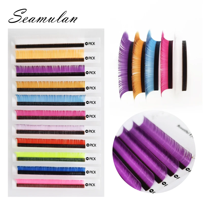 Rainbow Color False Eyelash Extensions Mink Lashes fluorescence color Maquiagem Make up Soft Cilios Light Natural 0.07\0.10mm
Rainbow Color False Eyelash Extensions Mink Lashes fluorescence color Maquiagem Make up Soft Cilios Light Natural 0.07\0.10mm
