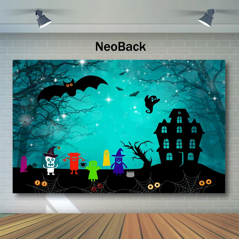 NeoBack Halloween Forest Old Trees Backdrop Ghost Specter Black Castle Photography Background Child Night Photography Backdrops
NeoBack Halloween Forest Old Trees Backdrop Ghost Specter Black Castle Photography Background Child Night Photography Backdrops