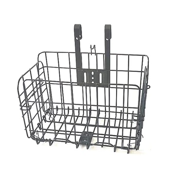 Foldable Black Wire Basket Mountain Bike Front Bag Rear Hanging Basket Foldable Bicycle Basket
Foldable Black Wire Basket Mountain Bike Front Bag Rear Hanging Basket Foldable Bicycle Basket