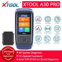 XTOOL A30 PRO All Systems OBD2 Car Diagnosis TOOL Auto VIN scan function For Renault For GM Scanner KO VPECKER CRP909X MK808
XTOOL A30 PRO All Systems OBD2 Car Diagnosis TOOL Auto VIN scan function For Renault For GM Scanner KO VPECKER CRP909X MK808