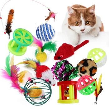 1 Set Funny Cat Stick Bell Ball Feather Toy Creative Assorted Cat Interactive Cat Play Toy For Kittens
1 Set Funny Cat Stick Bell Ball Feather Toy Creative Assorted Cat Interactive Cat Play Toy For Kittens