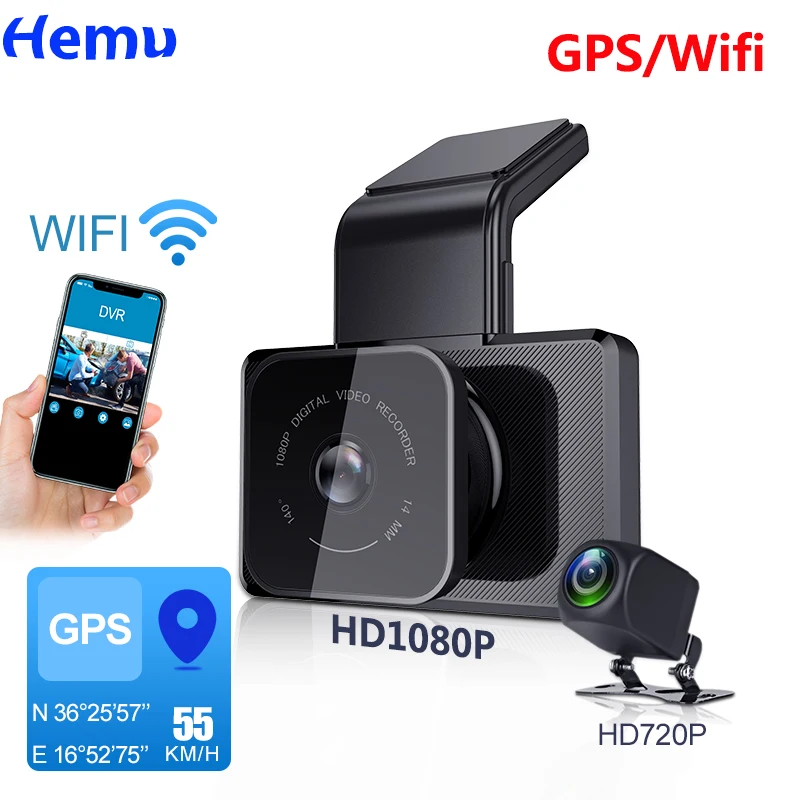 With WIFI free view built-in GPS track 1080P HD night vision hidden mini double-recorded driving recorder 24-hour monitoring
With WIFI free view built-in GPS track 1080P HD night vision hidden mini double-recorded driving recorder 24-hour monitoring