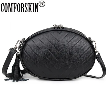COMFORSKIN European And American Style Women Leather Bag High Quality Ladies Messenger Bags New Arrivals Female Cross-body Bags
COMFORSKIN European And American Style Women Leather Bag High Quality Ladies Messenger Bags New Arrivals Female Cross-body Bags