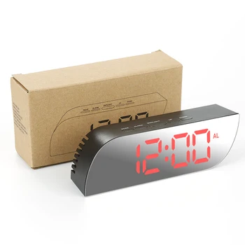 New Digital Mirror Clock LED Alarm Clock Night Lights Battery Use Temperature Snooze Function Desk Clocks Table Clock Home Decor 
New Digital Mirror Clock LED Alarm Clock Night Lights Battery Use Temperature Snooze Function Desk Clocks Table Clock Home Decor