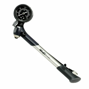GIYO MTB Bike Bicycle Fork Shock Pump Portable With 300 PSI Removable Measurement Gauge Cycling Tool
GIYO MTB Bike Bicycle Fork Shock Pump Portable With 300 PSI Removable Measurement Gauge Cycling Tool