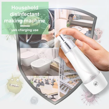 80ml Portable USB Household Disinfectant Maker Self-Made Disinfection Machine Hand Wash Soap Sprayer Household SterilizationTool
80ml Portable USB Household Disinfectant Maker Self-Made Disinfection Machine Hand Wash Soap Sprayer Household SterilizationTool