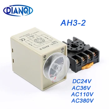 1Pc Free Shipping AH3-2 8 Pin DPDT 0-3 Hours 3H Power on Delay Timer Time Relay with socket base AC 110V 380V 36V DC 24V
1Pc Free Shipping AH3-2 8 Pin DPDT 0-3 Hours 3H Power on Delay Timer Time Relay with socket base AC 110V 380V 36V DC 24V