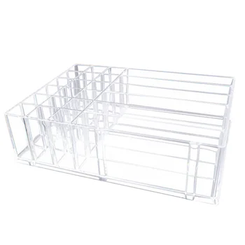 1pc Lipstick Eyeshadow Storage Display Rack Makeup Tool Storage Box Cosmetic Storage Box Desktop Display Makeup Case (Transparen
1pc Lipstick Eyeshadow Storage Display Rack Makeup Tool Storage Box Cosmetic Storage Box Desktop Display Makeup Case (Transparen