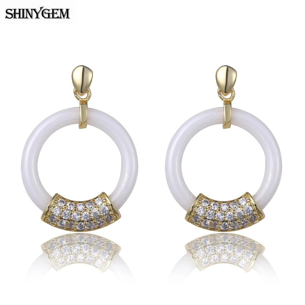 2020 Round Shiny Mirco Zircon Crystal Fashion Jewellery Girls White Ceramic Piercing Drop Hollow Pottery Earrings For Women Gift
2020 Round Shiny Mirco Zircon Crystal Fashion Jewellery Girls White Ceramic Piercing Drop Hollow Pottery Earrings For Women Gift