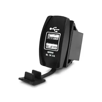 Vehemo 3.1A Car Charger Navigator 2USB Port Socket MP3 USB Charger for LED Power Intelligent Adaptive for DC12/24V
Vehemo 3.1A Car Charger Navigator 2USB Port Socket MP3 USB Charger for LED Power Intelligent Adaptive for DC12/24V