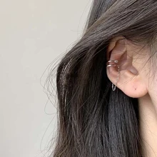 Korean Chain Design Fake Piercing Ear Cuff Hip Hop Metal Double-layer Chain Earcuff Jewelry Round Clip on Earrings for Women
Korean Chain Design Fake Piercing Ear Cuff Hip Hop Metal Double-layer Chain Earcuff Jewelry Round Clip on Earrings for Women