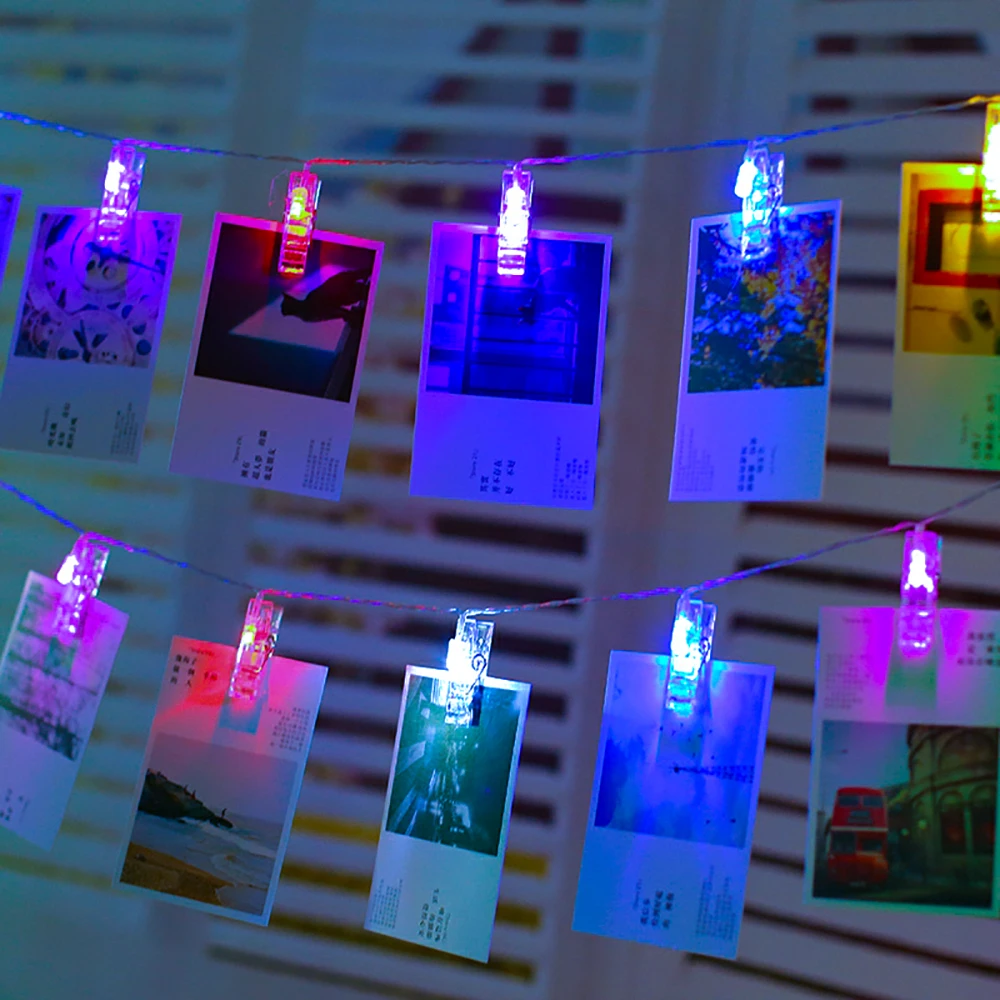 Photo Picture Clips String Light Extendable Plug Fairy Light Christmas Party Ornament Wedding Holiday Home Decoration Decor
Photo Picture Clips String Light Extendable Plug Fairy Light Christmas Party Ornament Wedding Holiday Home Decoration Decor
