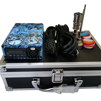 Best Enail Dab Kit Electric Dab Rig Wax Pen Graffiti PID Controller with Coil Heater 6in1 Hybrid Titanium Nail for Glass Bongs 
Best Enail Dab Kit Electric Dab Rig Wax Pen Graffiti PID Controller with Coil Heater 6in1 Hybrid Titanium Nail for Glass Bongs
